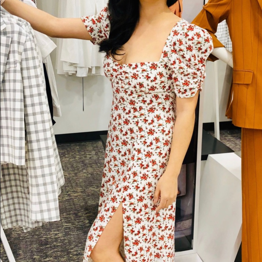 Danielle Bernstein Floral Slip Maxi Dress